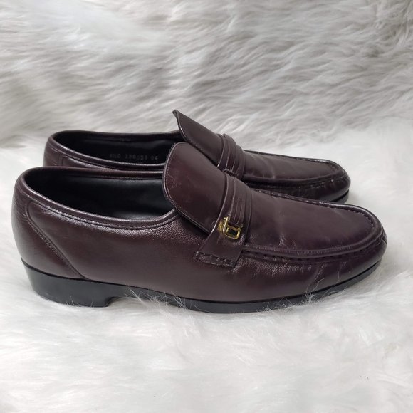 Florsheim Riva Mens Brown Leather Slip-On Shoes, 8.5 main image 9